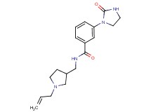 N-[(1-allylpyrrolidin-3-yl)methyl]-3-(2-oxoimidazolidin-1-yl)benzamide