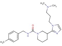 3-{1-[3-(dimethylamino)propyl]-1H-imidazol-2-yl}-N-(4-methylbenzyl)piperidine-1-carboxamide