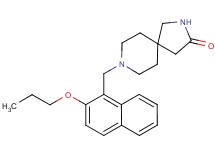 8-[(2-propoxy-1-naphthyl)methyl]-2,8-diazaspiro[4.5]decan-3-one