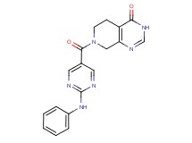 7-[(2-anilinopyrimidin-5-yl)carbonyl]-5,6,7,8-tetrahydropyrido[3,4-d]pyrimidin-4(3H)-one