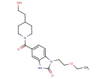 1-(2-ethoxyethyl)-5-{[4-(2-hydroxyethyl)piperidin-1-yl]carbonyl}-1,3-dihydro-2H-benzimidazol-2-one