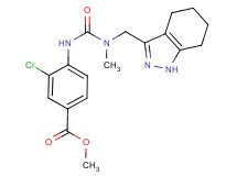 methyl 3-chloro-4-({[methyl(4,5,6,7-tetrahydro-1H-indazol-3-ylmethyl)amino]carbonyl}amino)benzoate
