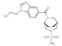 2-(5-{[(1R*,5R*)-3-(methylsulfonyl)-3,6-diazabicyclo[3.2.2]non-6-yl]carbonyl}-1H-benzimidazol-1-yl)ethanol