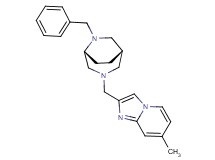2-{[(1S*,5R*)-6-benzyl-3,6-diazabicyclo[3.2.2]non-3-yl]methyl}-7-methylimidazo[1,2-a]pyridine