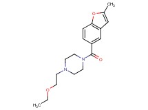 1-(2-ethoxyethyl)-4-[(2-methyl-1-benzofuran-5-yl)carbonyl]piperazine