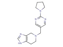 5-[(2-pyrrolidin-1-ylpyrimidin-5-yl)methyl]-4,5,6,7-tetrahydro-1H-imidazo[4,5-c]pyridine