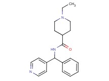 1-ethyl-N-[phenyl(pyridin-4-yl)methyl]piperidine-4-carboxamide