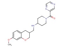 N-[(7-methoxy-3,4-dihydro-2H-chromen-3-yl)methyl]-1-(pyrazin-2-ylcarbonyl)piperidin-4-amine