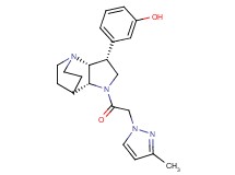 3-{(3R*,3aR*,7aR*)-1-[(3-methyl-1H-pyrazol-1-yl)acetyl]octahydro-4,7-ethanopyrrolo[3,2-b]pyridin-3-yl}phenol