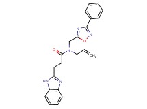N-allyl-3-(1H-benzimidazol-2-yl)-N-[(3-phenyl-1,2,4-oxadiazol-5-yl)methyl]propanamide