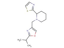 1-[(2-isopropyl-1,3-oxazol-4-yl)methyl]-2-(1,3-thiazol-2-yl)piperidine