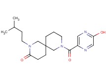 8-[(5-hydroxy-2-pyrazinyl)carbonyl]-2-(3-methylbutyl)-2,8-diazaspiro[5.5]undecan-3-one