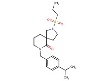 7-(4-isopropylbenzyl)-2-(propylsulfonyl)-2,7-diazaspiro[4.5]decan-6-one
