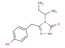 4-sec-butyl-5-(4-hydroxybenzyl)-2,4-dihydro-3H-1,2,4-triazol-3-one