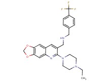 1-[6-(4-ethyl-1-piperazinyl)[1,3]dioxolo[4,5-g]quinolin-7-yl]-N-[4-(trifluoromethyl)benzyl]methanamine