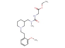 ethyl N-{[({1-[2-(2-methoxyphenyl)ethyl]-3-piperidinyl}methyl)(methyl)amino]carbonyl}glycinate