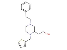 2-[4-(2-phenylethyl)-1-(2-thienylmethyl)-2-piperazinyl]ethanol