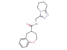 N-(5,6,7,8-tetrahydro[1,2,4]triazolo[4,3-a]pyridin-3-ylmethyl)-2,3,4,5-tetrahydro-1-benzoxepine-4-carboxamide