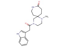 4-(1H-indol-3-ylacetyl)-1-methyl-1,4,9-triazaspiro[5.6]dodecan-10-one