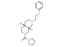 (4aR*,8aR*)-2-(2-phenoxyethyl)-7-(pyrrolidin-1-ylcarbonyl)octahydro-2,7-naphthyridin-4a(2H)-ol