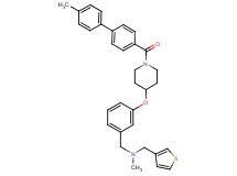 N-methyl-1-[3-({1-[(4'-methyl-4-biphenylyl)carbonyl]-4-piperidinyl}oxy)phenyl]-N-(3-thienylmethyl)methanamine