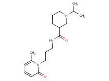 1-isopropyl-N-[3-(6-methyl-2-oxo-1(2H)-pyridinyl)propyl]-3-piperidinecarboxamide