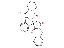3-[2-(2-ethyl-1-piperidinyl)-2-oxoethyl]-3-(2-methylphenyl)-1-(3-pyridinylmethyl)-2,5-pyrrolidinedione