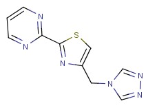 2-[4-(4H-1,2,4-triazol-4-ylmethyl)-1,3-thiazol-2-yl]pyrimidine
