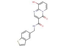 N-(1-benzothien-5-ylmethyl)-9-hydroxy-4-oxo-4H-pyrido[1,2-a]pyrimidine-3-carboxamide