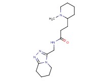 3-(1-methyl-2-piperidinyl)-N-(5,6,7,8-tetrahydro[1,2,4]triazolo[4,3-a]pyridin-3-ylmethyl)propanamide