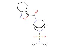 rac-(1R,5R)-N,N-dimethyl-6-(4,5,6,7-tetrahydro-2,1-benzisoxazol-3-ylcarbonyl)-3,6-diazabicyclo[3.2.2]nonane-3-sulfonamide