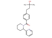 2-methyl-4-(4-{[2-(2-pyridinyl)-1-piperidinyl]carbonyl}phenyl)-2-butanol