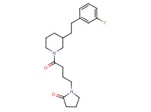 1-(4-{3-[2-(3-fluorophenyl)ethyl]-1-piperidinyl}-4-oxobutyl)-2-pyrrolidinone