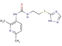 N-(2,6-dimethylpyridin-3-yl)-N'-[2-(1H-1,2,4-triazol-5-ylthio)ethyl]urea