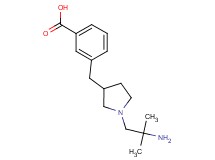 3-{[1-(2-amino-2-methylpropyl)-3-pyrrolidinyl]methyl}benzoic acid dihydrochloride