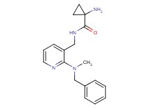 1-amino-N-({2-[benzyl(methyl)amino]pyridin-3-yl}methyl)cyclopropanecarboxamide