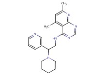 5,7-dimethyl-N-(2-piperidin-1-yl-2-pyridin-3-ylethyl)pyrido[2,3-d]pyrimidin-4-amine