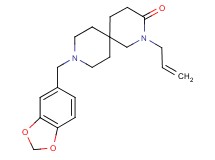 2-allyl-9-(1,3-benzodioxol-5-ylmethyl)-2,9-diazaspiro[5.5]undecan-3-one