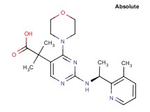 2-methyl-2-(2-{[(1S)-1-(3-methylpyridin-2-yl)ethyl]amino}-4-morpholin-4-ylpyrimidin-5-yl)propanoic acid