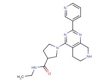 N-ethyl-1-(2-pyridin-3-yl-5,6,7,8-tetrahydropyrido[3,4-d]pyrimidin-4-yl)pyrrolidine-3-carboxamide