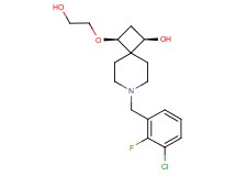 (1R*,3S*)-7-(3-chloro-2-fluorobenzyl)-3-(2-hydroxyethoxy)-7-azaspiro[3.5]nonan-1-ol