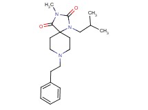 1-isobutyl-3-methyl-8-(2-phenylethyl)-1,3,8-triazaspiro[4.5]decane-2,4-dione