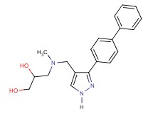 3-[{[3-(4-biphenylyl)-1H-pyrazol-4-yl]methyl}(methyl)amino]-1,2-propanediol