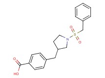 4-{[1-(benzylsulfonyl)pyrrolidin-3-yl]methyl}benzoic acid