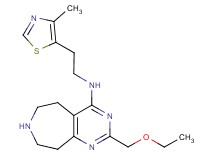 2-(ethoxymethyl)-N-[2-(4-methyl-1,3-thiazol-5-yl)ethyl]-6,7,8,9-tetrahydro-5H-pyrimido[4,5-d]azepin-4-amine dihydrochloride