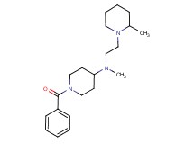 1-benzoyl-N-methyl-N-[2-(2-methylpiperidin-1-yl)ethyl]piperidin-4-amine