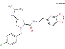 (4S)-N-[2-(1,3-benzodioxol-5-yl)ethyl]-1-(4-chlorobenzyl)-4-(isopropylamino)-L-prolinamide