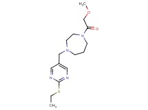 1-{[2-(ethylthio)pyrimidin-5-yl]methyl}-4-(methoxyacetyl)-1,4-diazepane