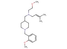 N-{[1-(2-methoxybenzyl)-4-piperidinyl]methyl}-N-(2-methoxyethyl)-3-methyl-2-buten-1-amine