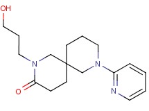 2-(3-hydroxypropyl)-8-(2-pyridinyl)-2,8-diazaspiro[5.5]undecan-3-one